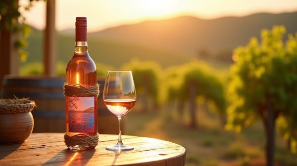 Acheter du vin rosé nature pétri de saveurs uniques