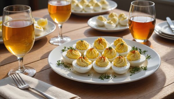 Quel vin choisir avec des œufs mimosa savoureux ?